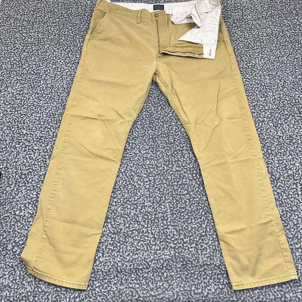 Levi Strauss & Co. Pants Men 36x32 Brown Chino Straight Leg Flat Front Outdoor